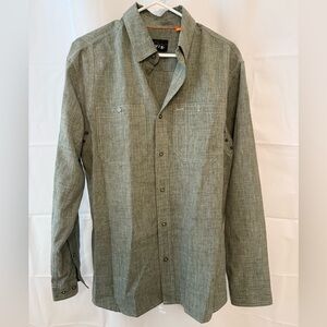 Orvis Green Casual Button Down Shirt